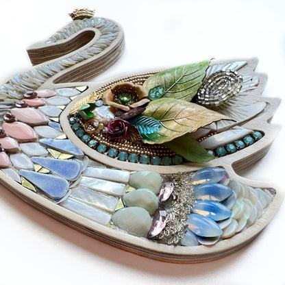 Mini Swan Mosaic Frame