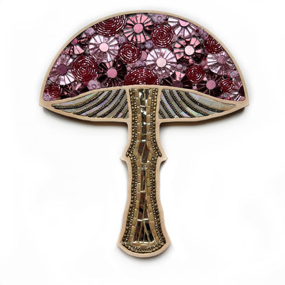 Mushroom Mosaic Frame
