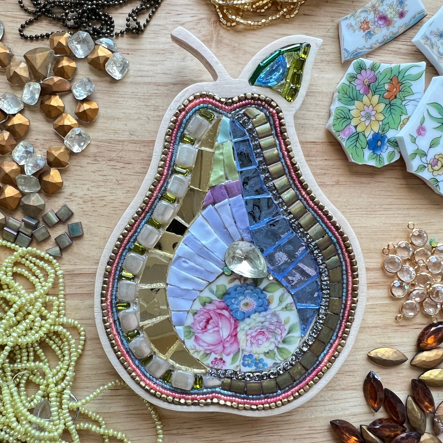 Limited Edition: Mini Mosaic Pear Kit + Class (Sold Out)