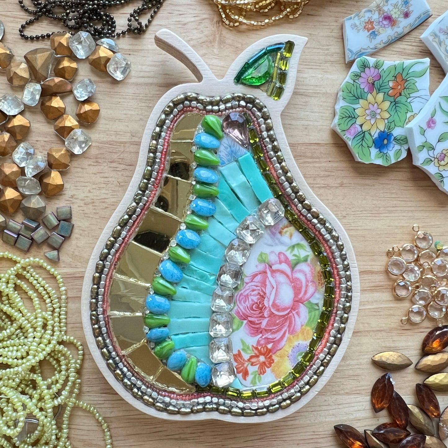 Limited Edition: Mini Mosaic Pear Kit + Class (Sold Out)