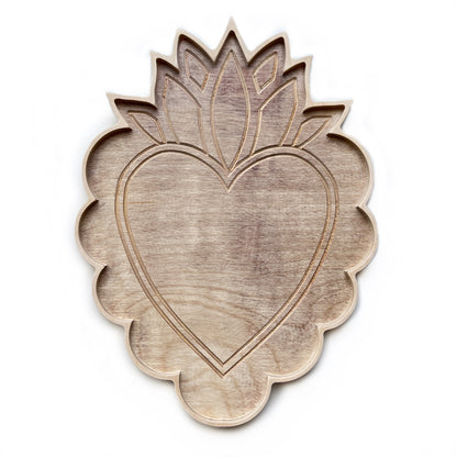 Flaming Heart Mosaic Frame