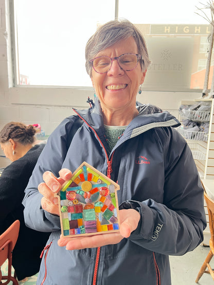 Sharra's Shapes, Introductory to Mosaics | Minneapolis Mosaic Class | Friday, September 25th, 2026 (7 spots left!)