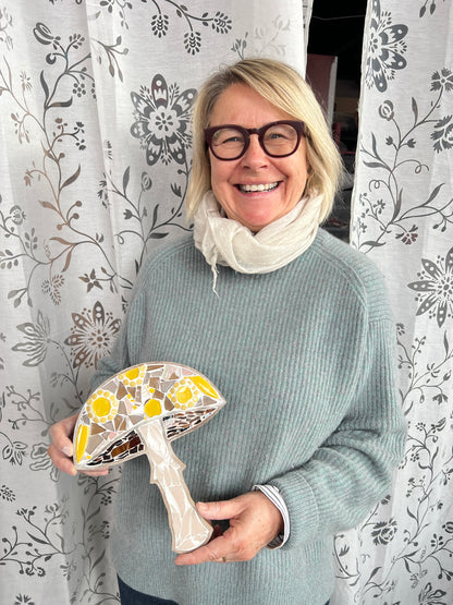 Mushroom Mosaic Frame