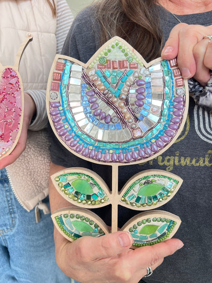 Sharra's Shapes, Introductory to Mosaics | Minneapolis Mosaic Class | Friday, September 25th, 2026 (7 spots left!)