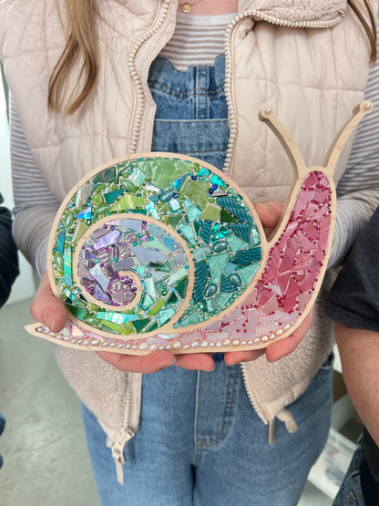 Snail Mosaic Frame