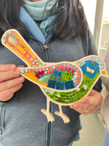 Songbird Bird Mosaic Frame