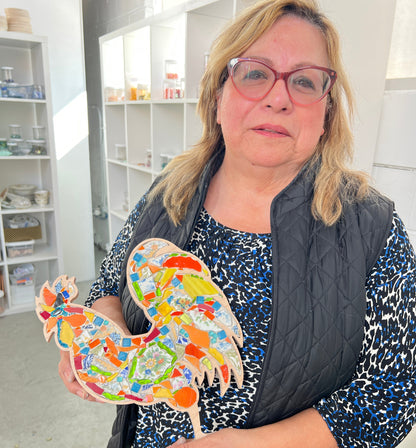 Rooster Mosaic Frame