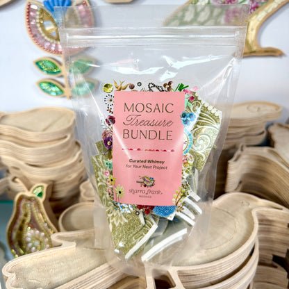 NEW! Just China Tesserae Bundle | Sage Scroll Vintage China