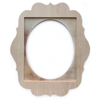 Ornate Round Mosaic Mirror Frame