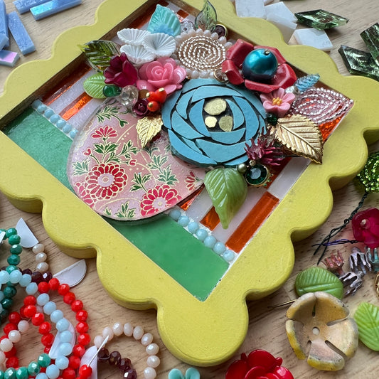 NEW! Mosaic Floral KIT | Three Mosaic Floral Projects Included + Online Instruction