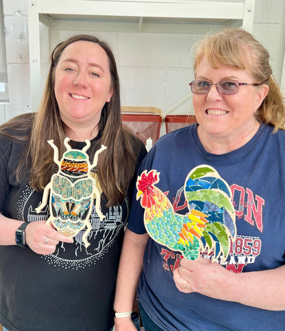 Rooster Mosaic Frame