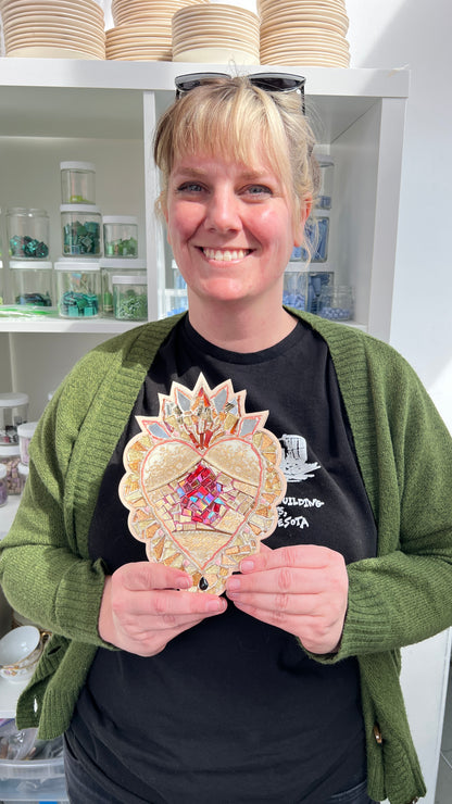 Sharra's Shapes, Introductory to Mosaics | Minneapolis Mosaic Class | Friday, September 25th, 2026 (7 spots left!)