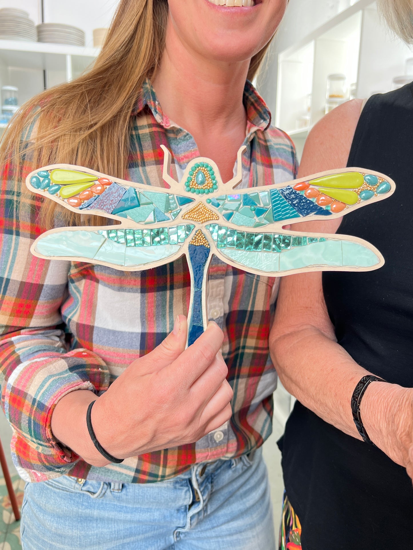 Sharra's Shapes | Dragonfly Mosaic Frame