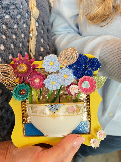 Mini Mosaic Floral Class  | Minneapolis, MN | Friday, Feb 20th, 2026 (8 spots left!)