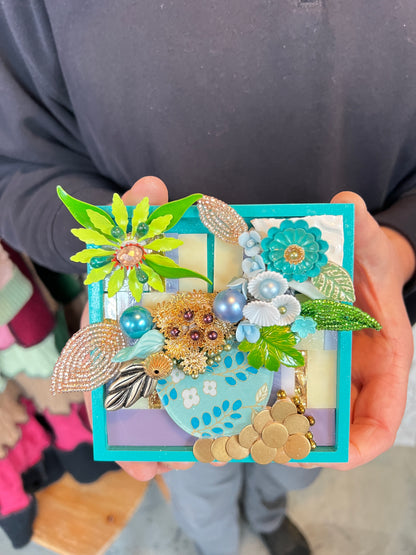 Mini Mosaic Floral Class  | Minneapolis, MN | Friday, Feb 20th, 2026 (8 spots left!)