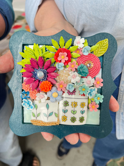 Mini Mosaic Floral Class  | Minneapolis, MN | Friday, Feb 20th, 2026 (8 spots left!)