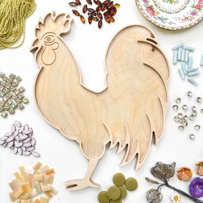 Rooster Mosaic Frame