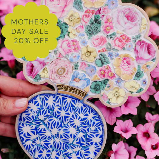 Picassiette Mosaic Bouquet Kit + Class
