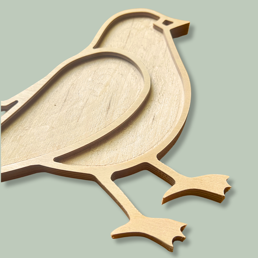 Songbird Bird Mosaic Frame