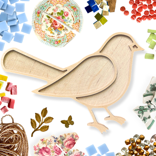 Songbird Bird Mosaic Frame