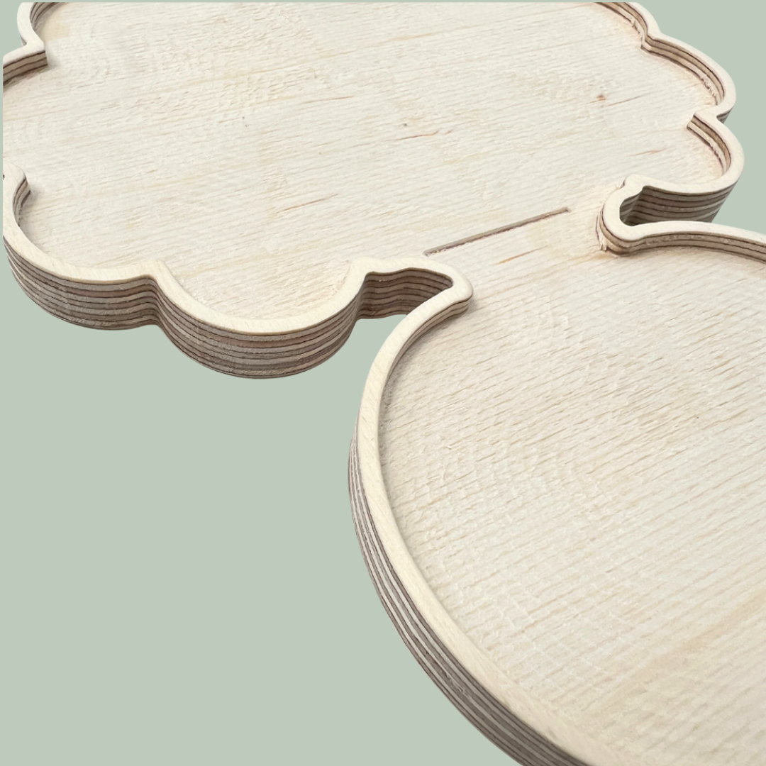 Picassiette mosaic bouquet wooden frame template design by Sharra Frank