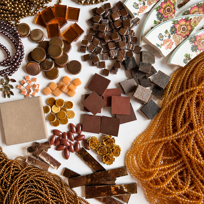 Brown Mosaic Tesserae Supply Bundle