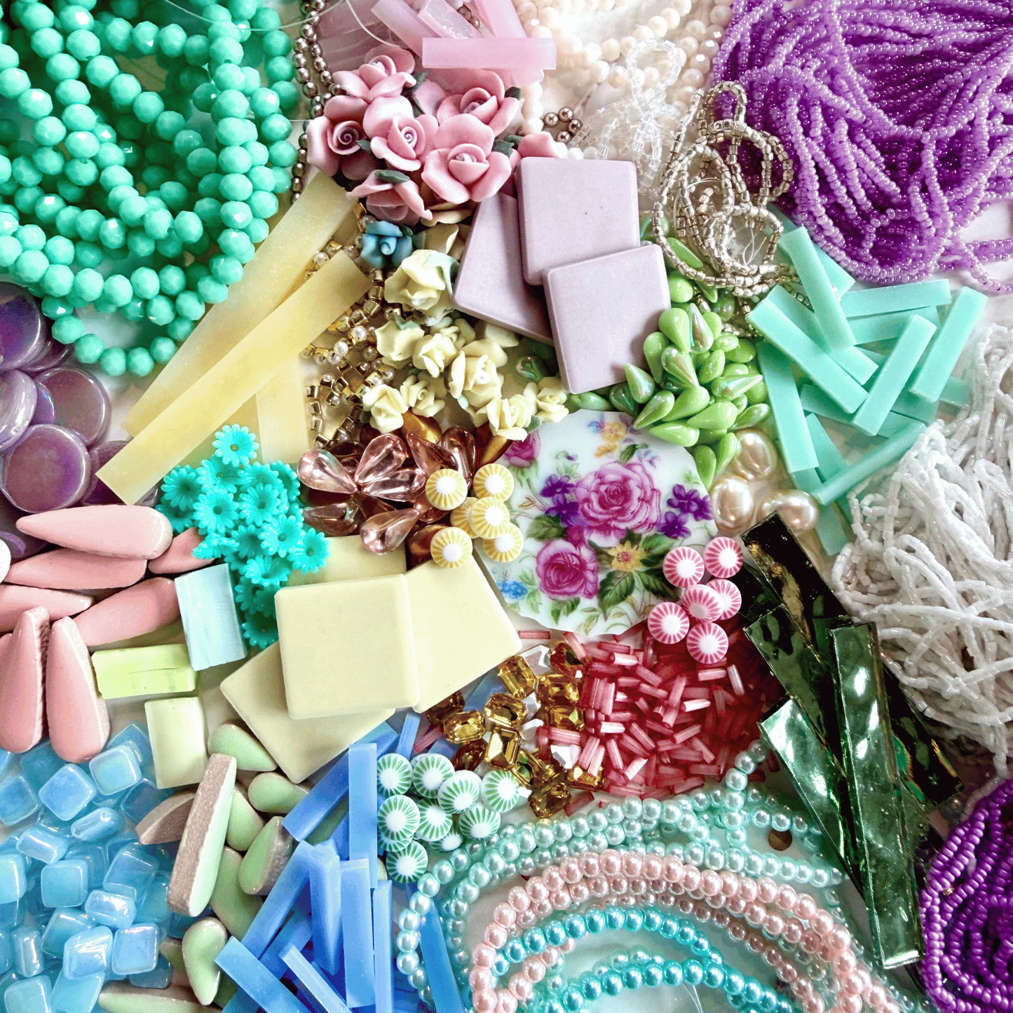 Mosaic Tesserae Supply Bundle - Cupcake
