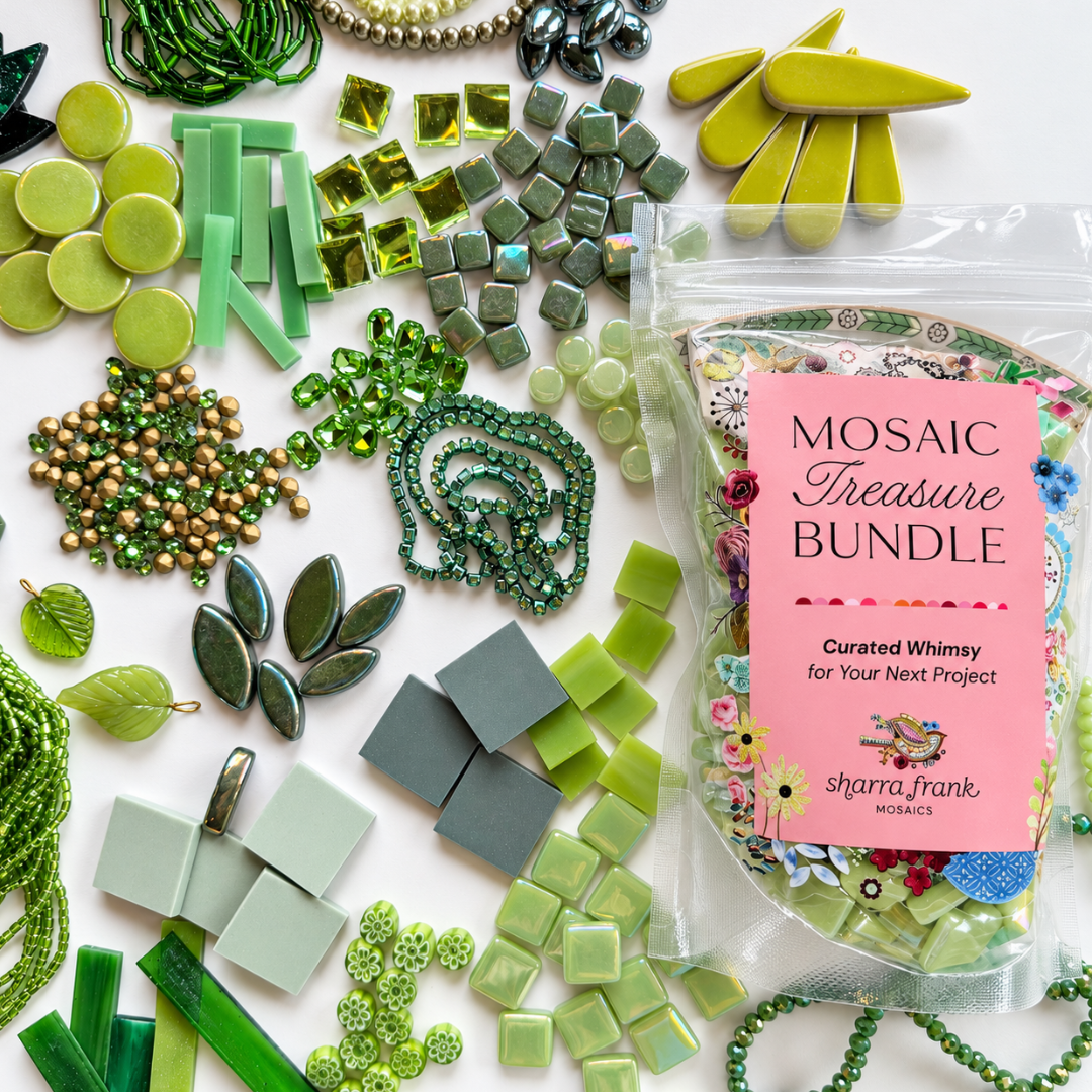 Green Mosaic Tesserae Supply Bundle