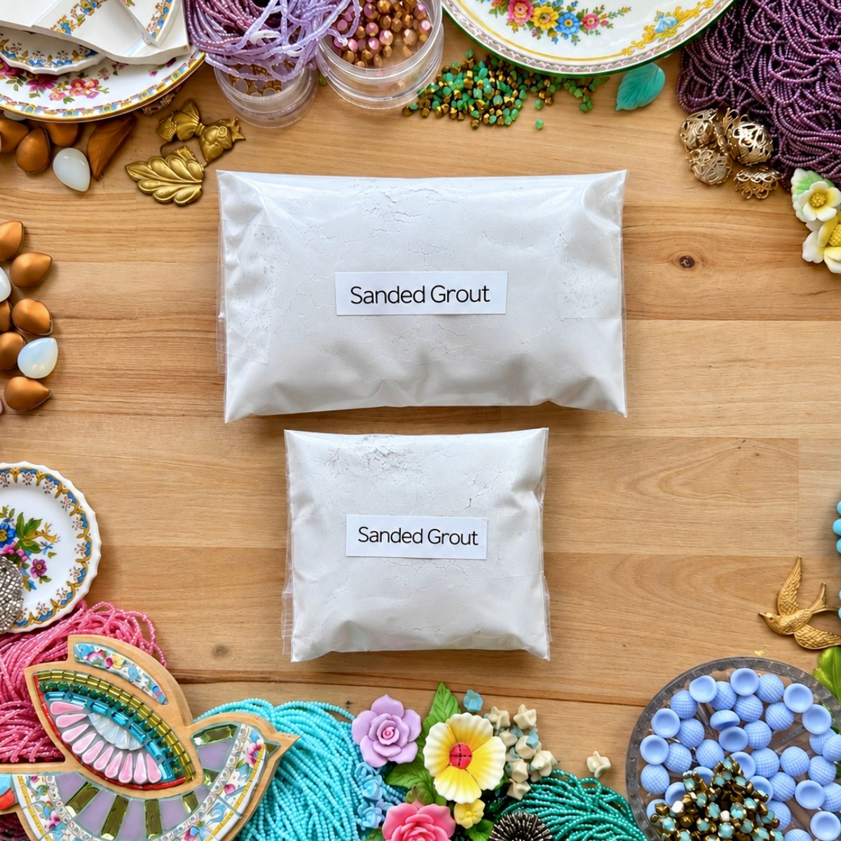 Sharra’s Go-To Grout: Polyblend Sanded Grout (White)