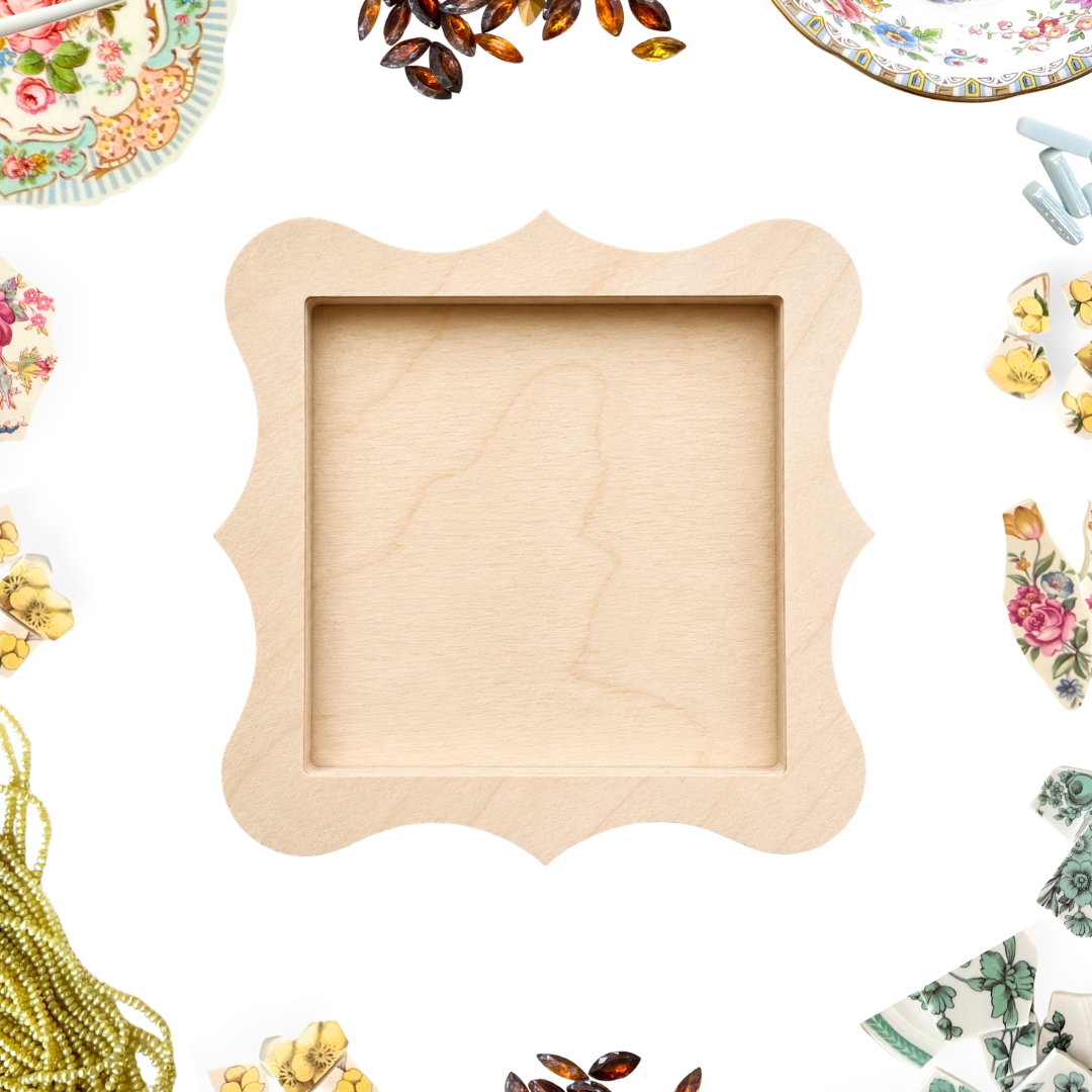 Ornate Square Mosaic Frame