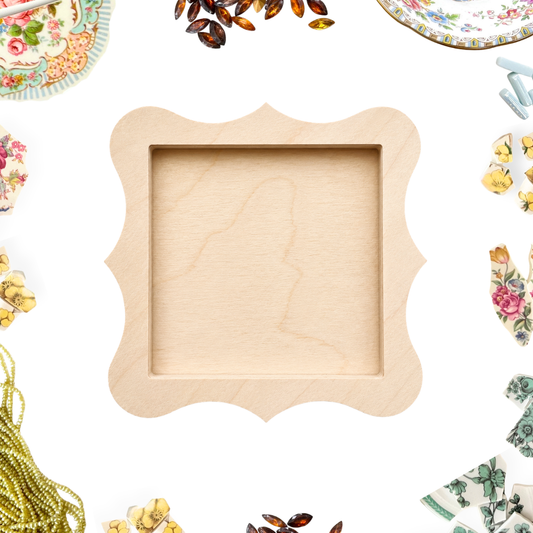 Ornate Square Mosaic Frame