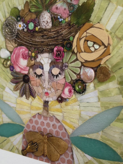 Giclée Print of Original Mosaic "Mother Nurture" by Sharra Frank