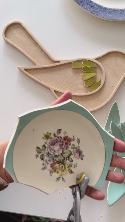 Songbird Bird Mosaic Frame