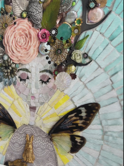 Giclée Print of Original Mosaic "Peacemaker" by Sharra Frank