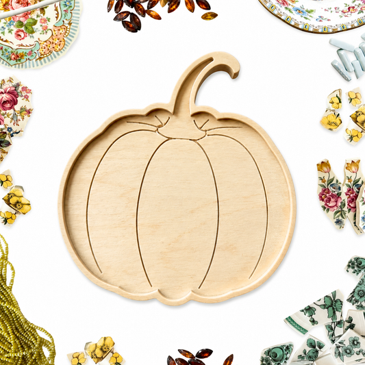 Mini Pumpkin Mosaic Frame