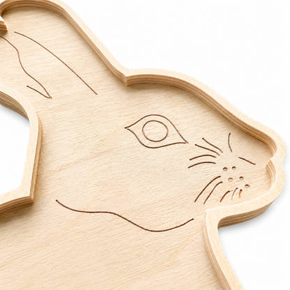 Rabbit Mosaic Frame