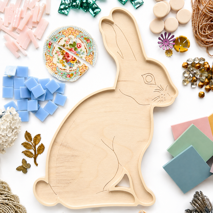 Rabbit Mosaic Frame