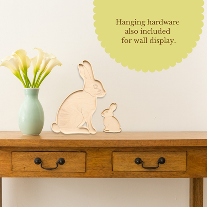 Rabbit Mosaic Frame