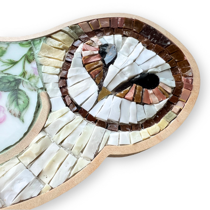 Sharra Frank Mosaic Owl Detail