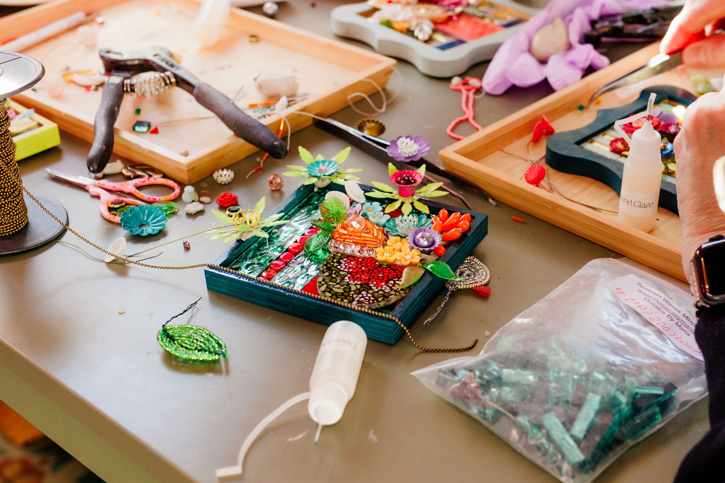 Mini Mosaic Floral Class  | Minneapolis, MN | Friday, October 23rd, 2026 (8 spots left!)