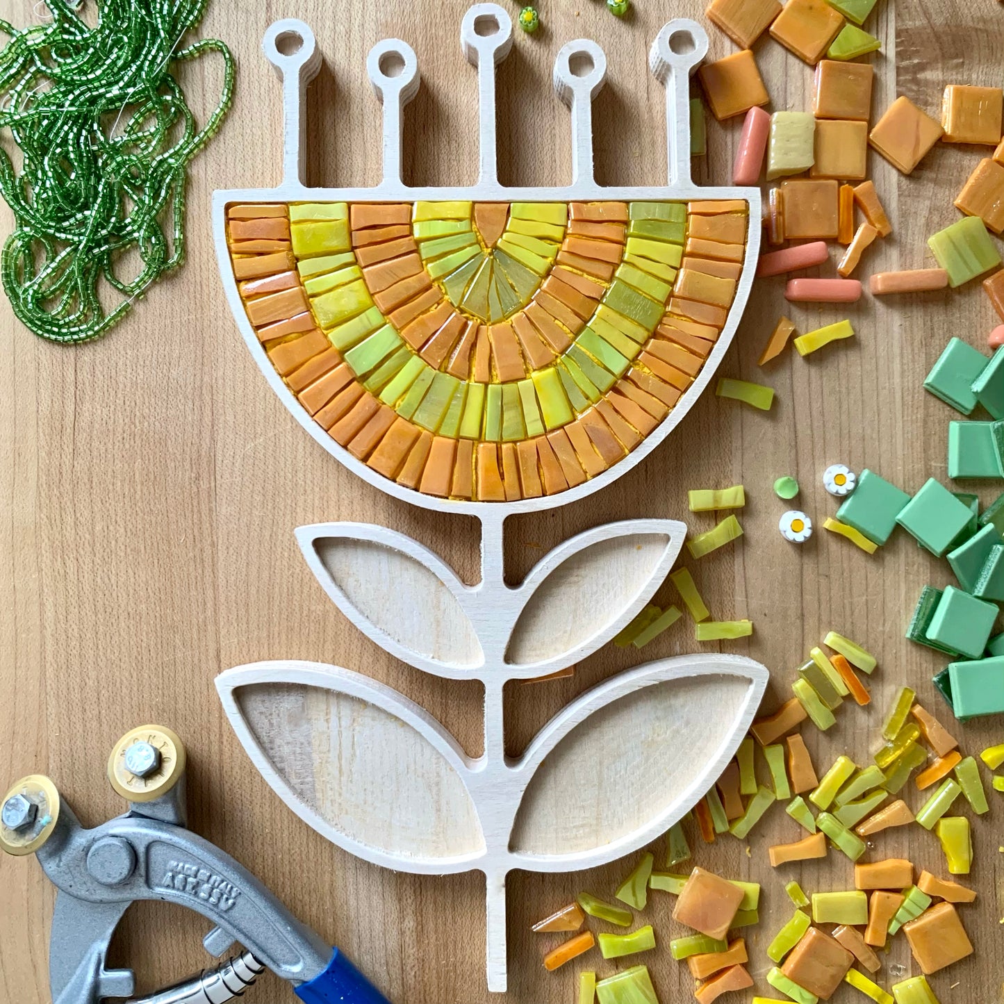 Sharra's Shapes | Flower Mosaic Frame