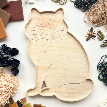 Raccoon Mosaic Frame