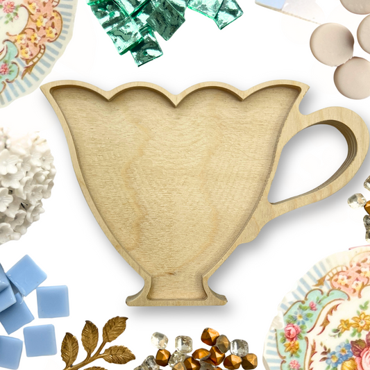 Sharra's Shapes | Teacup Mosaic Frame
