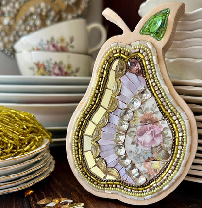 Pear Mosaic Frame