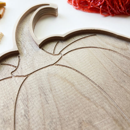 Pumpkin Mosaic Frame