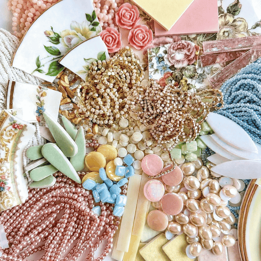 Mosaic Tesserae Supply Bundle - Soft & Sweet Pastels