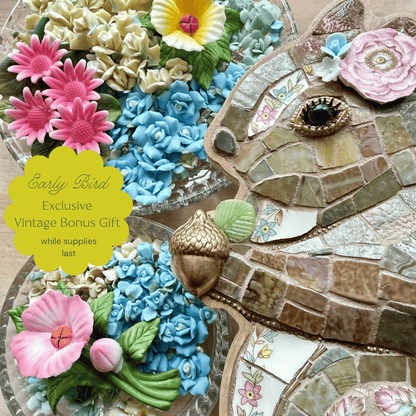 NEW! Mosaic Squirrel Kit Frame & Supplies + Class