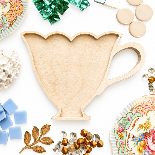 Teacup Mosaic Frame