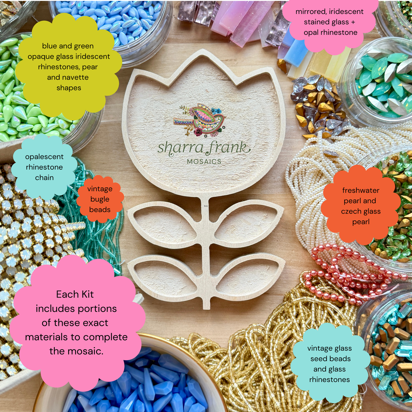 Mini Mosaic Tulip Kit | Limited Edition (Waitlist)