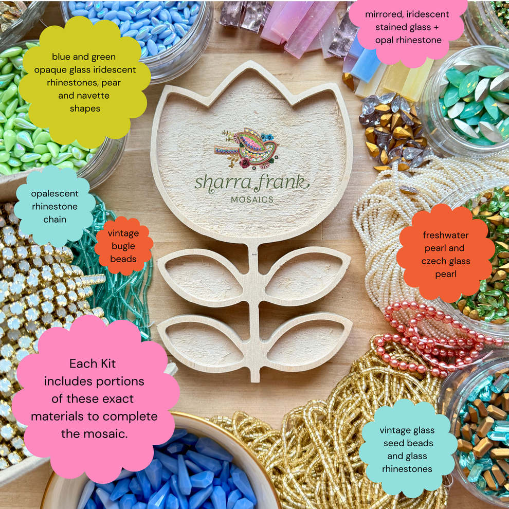 Limited Edition: Mini Valentine Mosaic Tulip Kit – SharraFrank